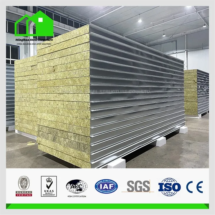 Color Steel Rock Wool Sandwich Panel